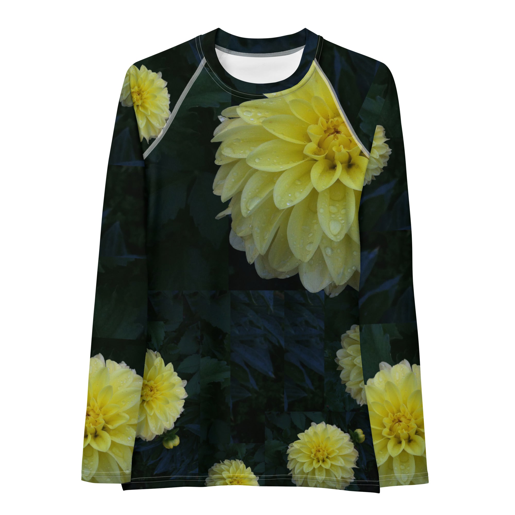 printed-activewear-top-rashguard-workout-top-women-lemon-dahlias-wickedyo4